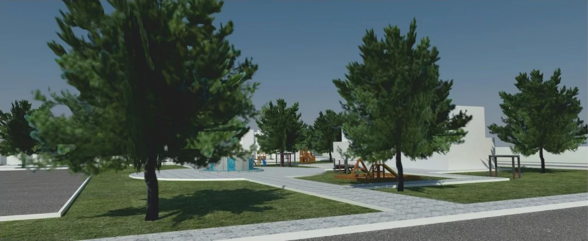 Recreation resort with wellness center
